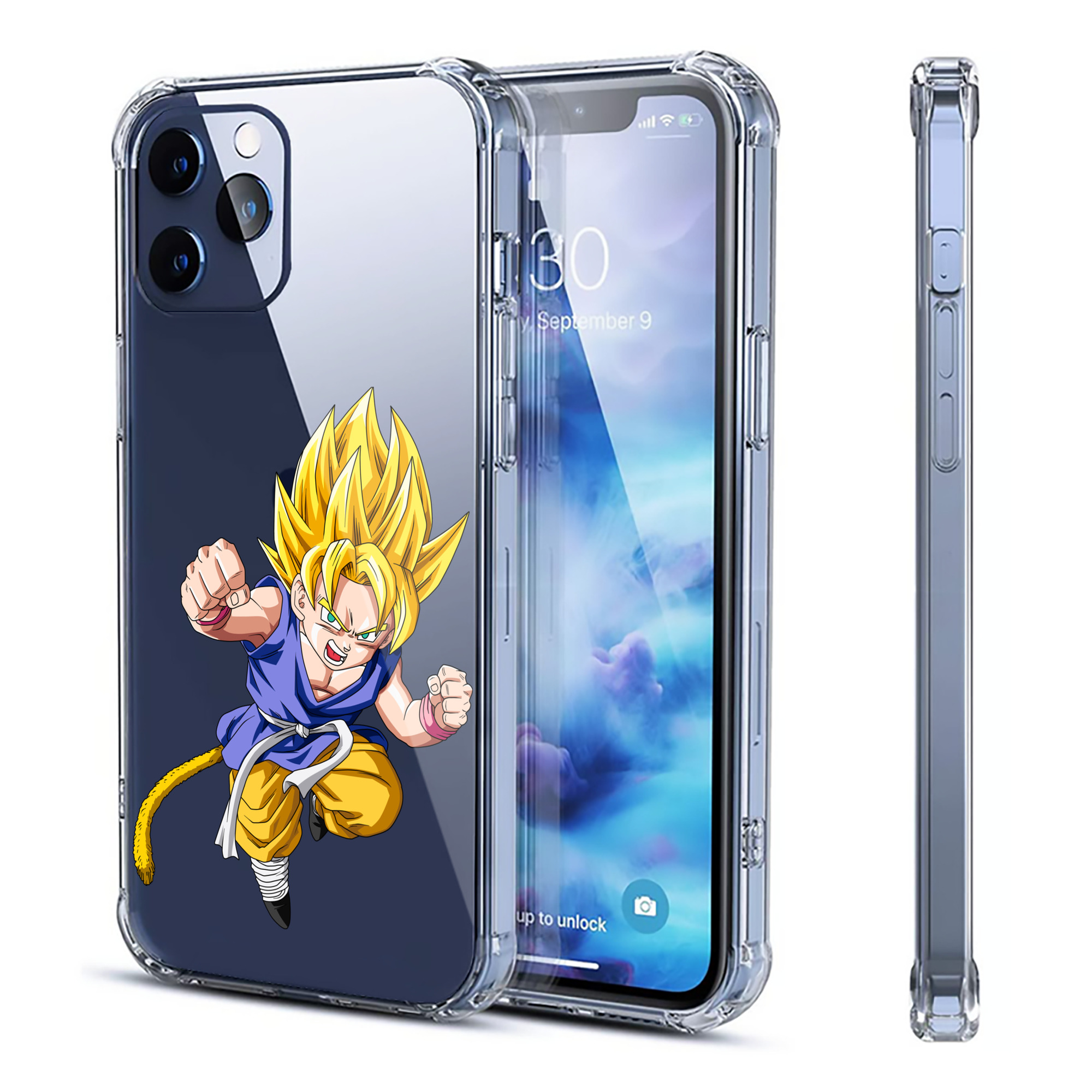 （画像用） ドラゴンボール ベジット DRAGON BALL Vegetto 【iPhone 12シリーズ対応】透明スマホケース（クリアソフトケース）